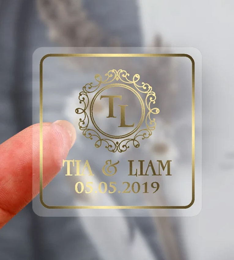 Custom Clear Vinyl Stickers empress Packaging